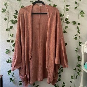 CHIC SOUL Pink Cardigan Sweater